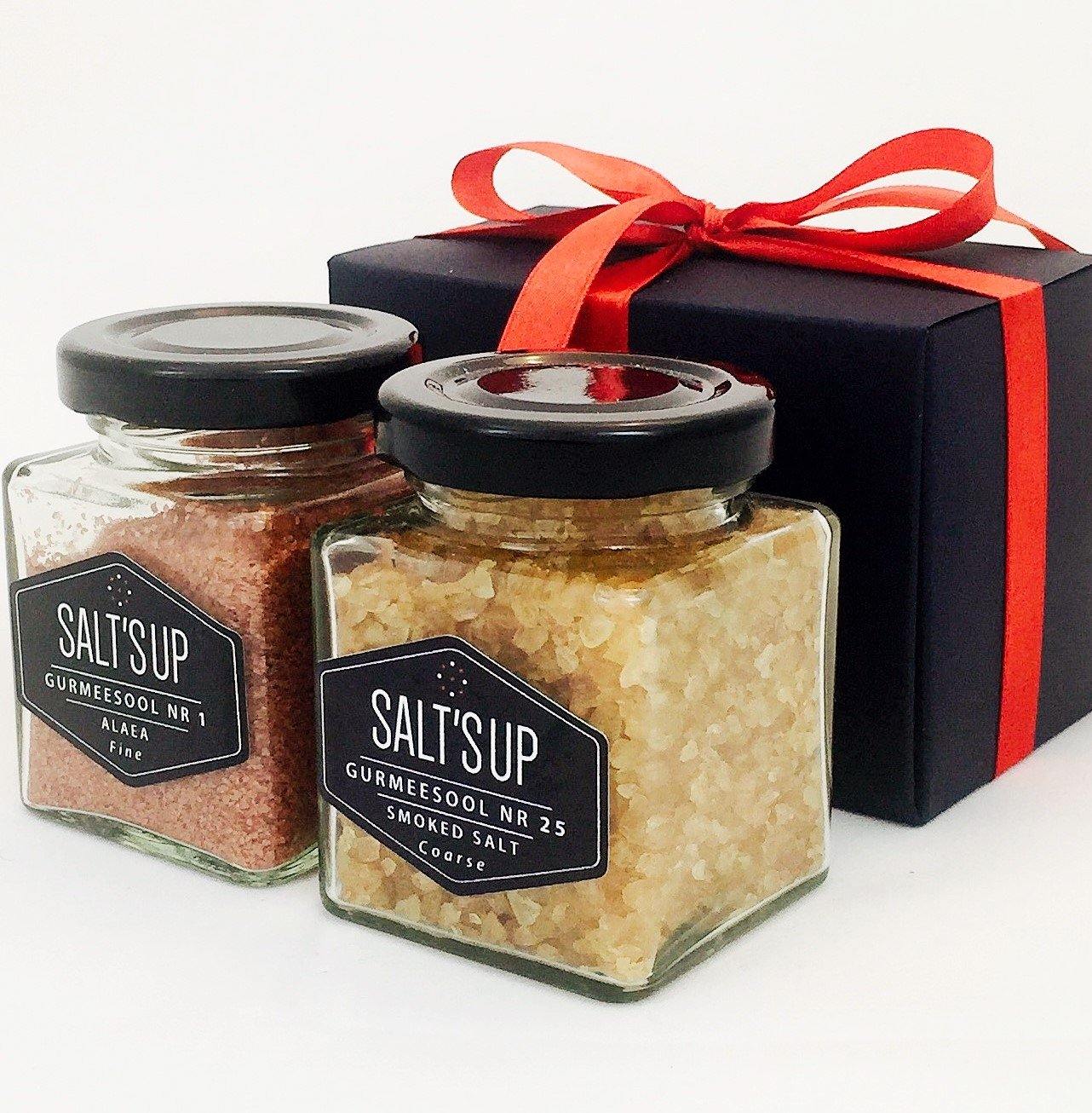 GIFT BOX OF 2 GOURMET SALT "ANGRY TIGER"
