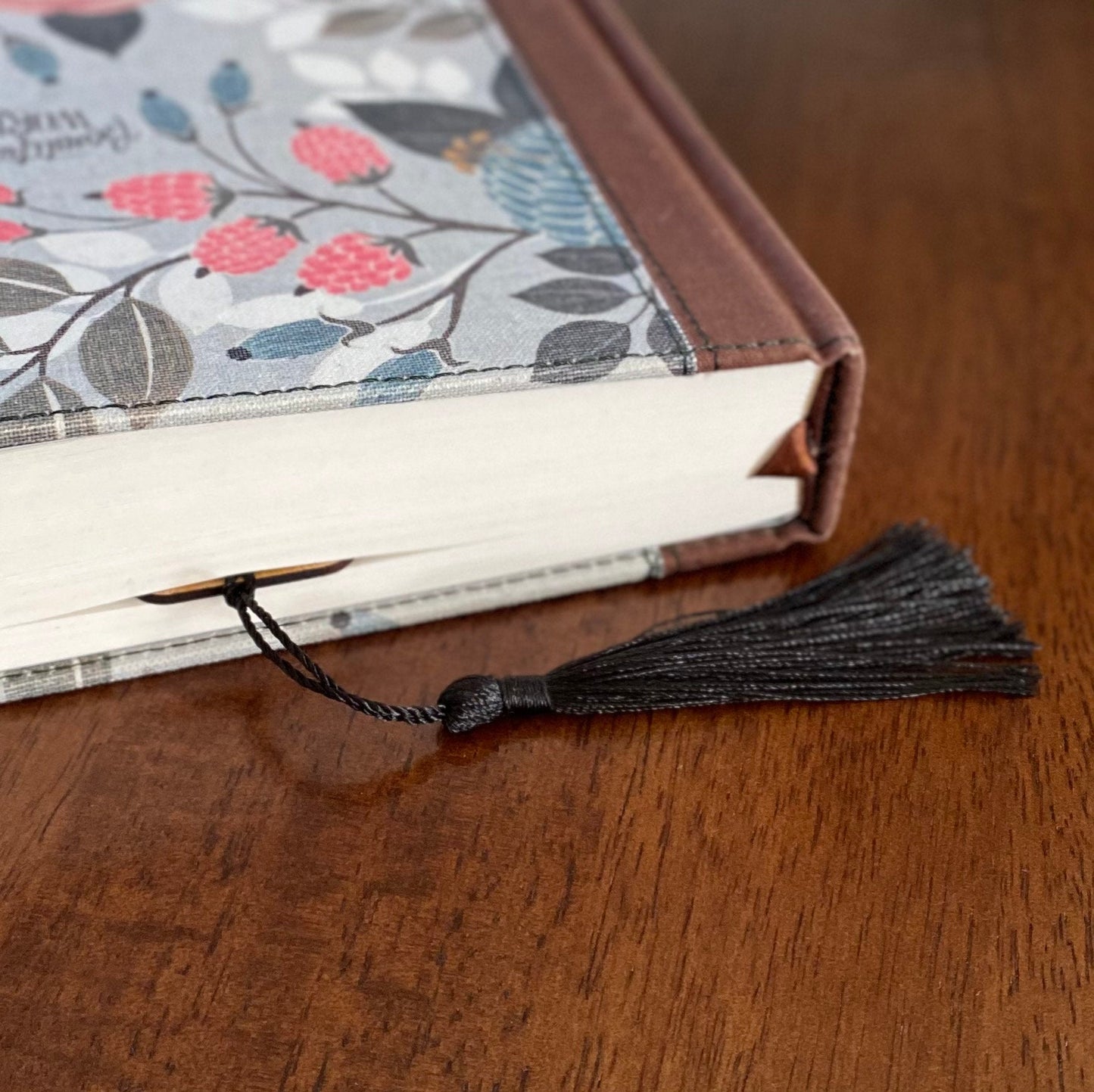 Birds on Branches Engraved Wood Bookmark